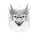 amethyst  tattoo design idea