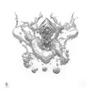 amethyst  tattoo design idea