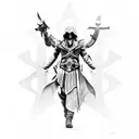 assassin creed tattoo design idea