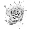 Arrow Rose and bittersweet tattoo design idea