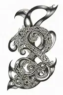 93 TIL' Infinity Symbol tattoo design idea