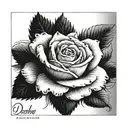 My wife has the names deborah helena adriana name with roses tattoo design idea