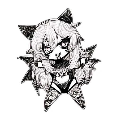 666 tattoo design idea