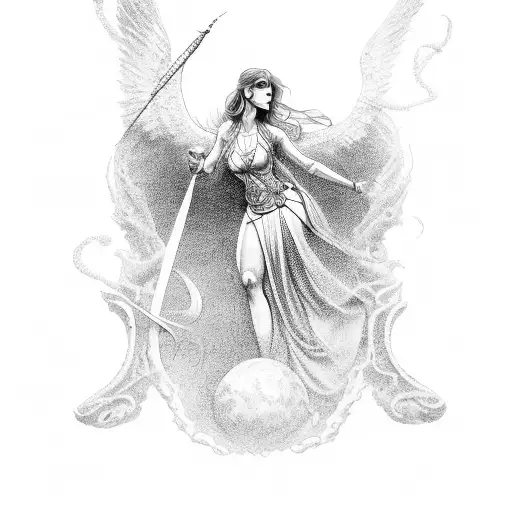 muse of thalia tattoo design idea