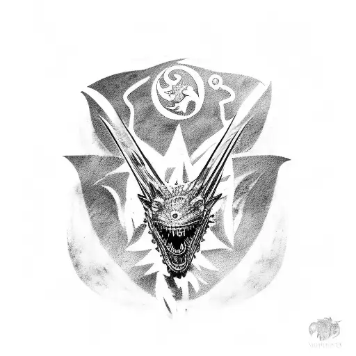 game of thrones john snow tattoo design idea