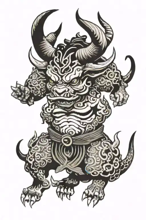 Minotaur tattoo design idea