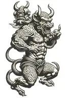 Minotaur tattoo design idea