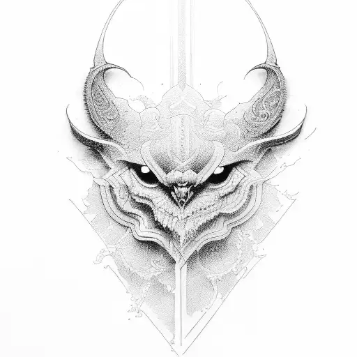 door opening tattoo design idea