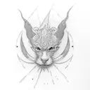 door opening tattoo design idea