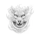 door opening tattoo design idea