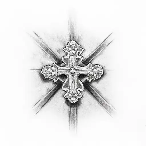 three crosses tattoo design idea