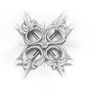 three crosses tattoo design idea