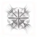 three crosses tattoo design idea