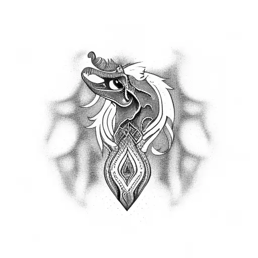 Griffin tattoo design idea