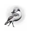 Pato lucas tattoo design idea