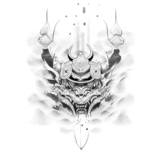 bushido tattoo design idea