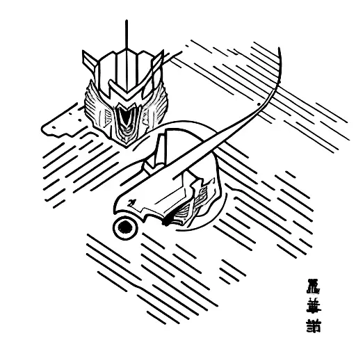 cavalry crossed sabers tattoo design idea