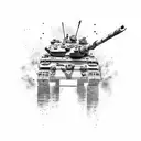 bradley fighting vehicle tattoo design idea