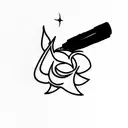 psycho tattoo design idea