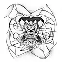 psycho tattoo design idea