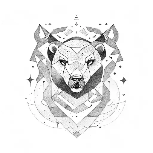 ursa major tattoo design idea