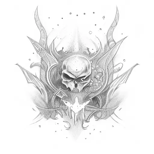  magician tattoo design idea