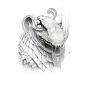  magician tattoo design idea