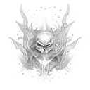  magician tattoo design idea