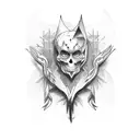  magician tattoo design idea