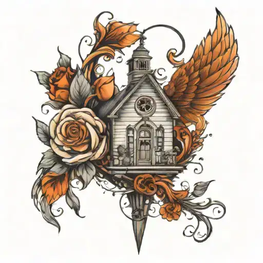 90 church drive tattoo design idea