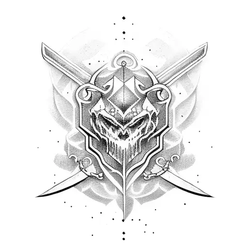 Sword tattoo design idea