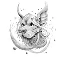 Partner As You Are Loyal tattoo design idea