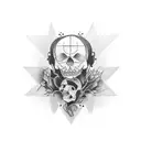 Depersonalization  tattoo design idea