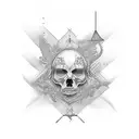 Depersonalization  tattoo design idea