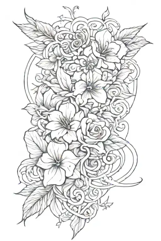 forever & always tattoo design idea