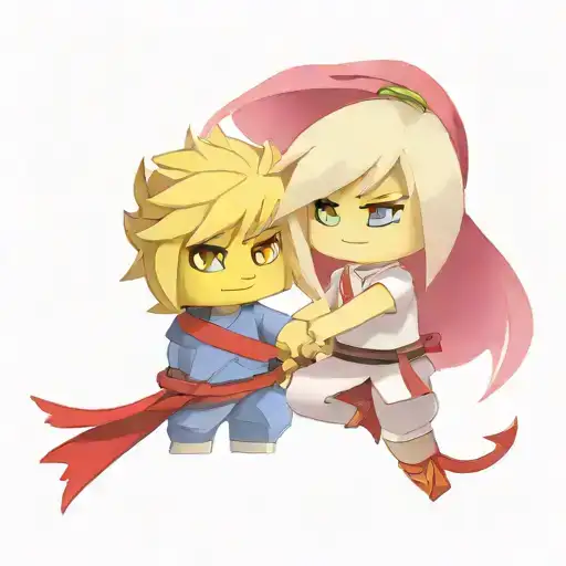 Ninjago Jay and Nya tattoo design idea