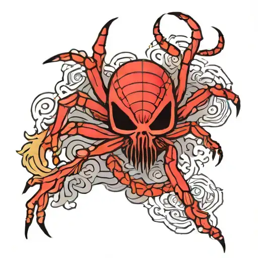 red spider lilith +born to die text tattoo tattoo design idea