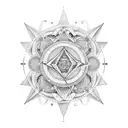 line witch stargate tattoo design idea