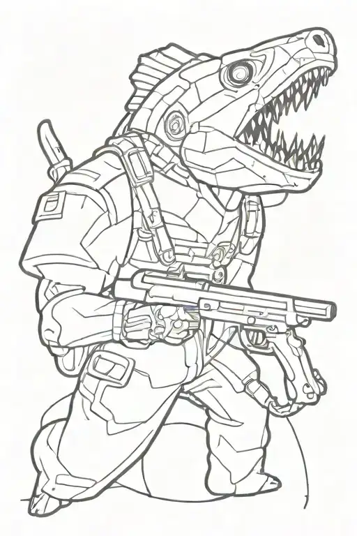 Cod Zombies tattoo design idea