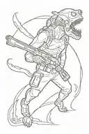 Cod Zombies tattoo design idea