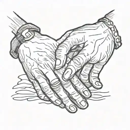 Pinky promise tattoo design idea