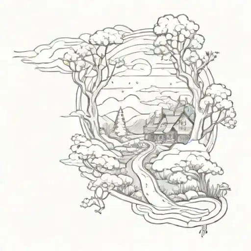 the road not taken tattoo design idea