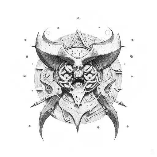 turbo and piston tattoo design idea