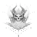 Dangerous God tattoo design idea