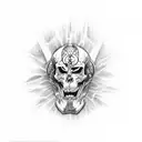 Dangerous God tattoo design idea