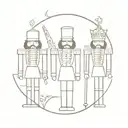 nutcracker silhouette   tattoo design idea