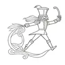 nutcracker silhouette   tattoo design idea