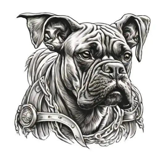 Create a tattoo of a boxer standing tall after a tough fight as a representation of resilience in the sport tattoo design idea