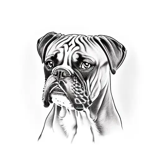 A realistic portrait of a boxer with a python wrapped around their arm tattoo design idea