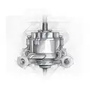 bike engine crankshaft tattoo design idea